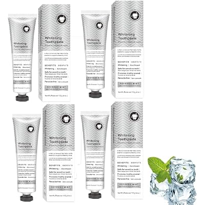 Fluoride-Free Nano Hydroxyapatite Toothpaste, Whitening, Enamel Support, Suitable for Sensitive Teeth, SLS-Free, Xylitol-Free nHA Adult Toothpaste, Fresh Mint Flavor, Gift for the Whole Family 16oz4
