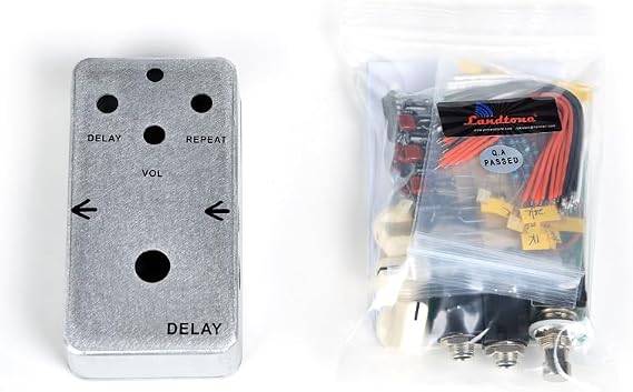 DIY LANDTONE Delay Guitar Pedal Kits With 1590B Style Aluminum Box True Bypass
