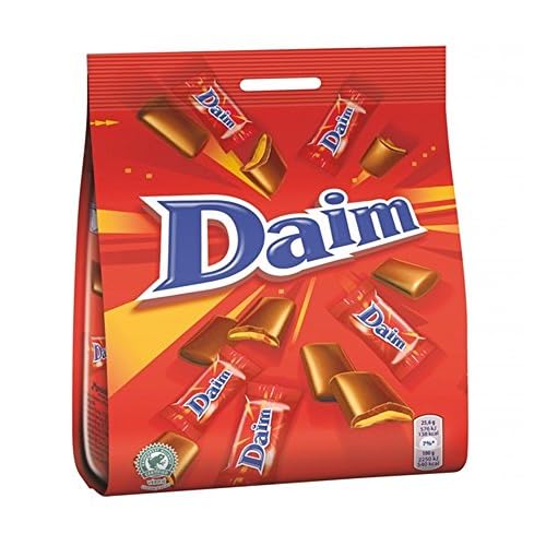 Marabou Daim Mini - Original - Swedish - Milk Chocolate - Candies - Chocolates - Pralines - Sweets - Bag 200g