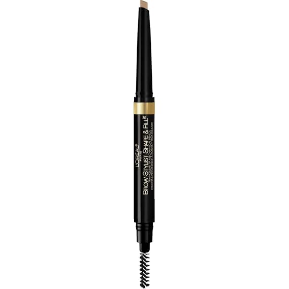 L'Oreal Paris Brow Stylist Shape & Fill Mechanical Eye Brow Makeup Pencil, Blonde, 0.008 oz.