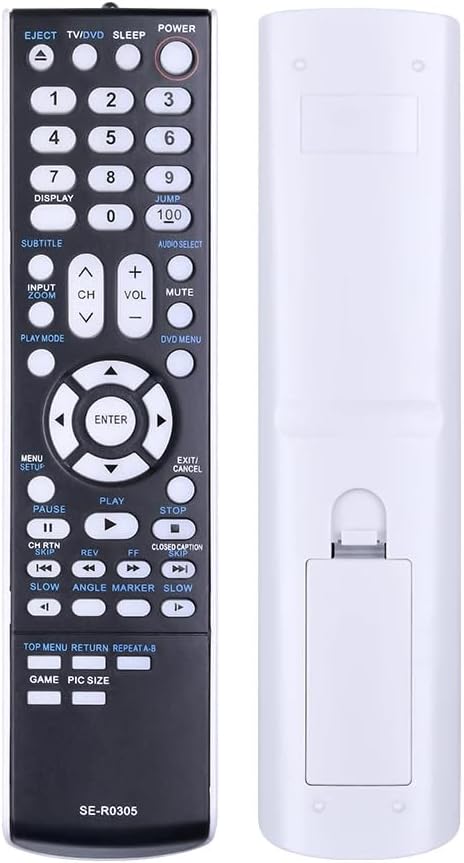 PZL SE-R0305 Replacement Remote Control fit for Toshiba DVD Combo TV 22CV100U 32CV100U 26CV100U 15CV100U SER0305 19CV100U 19CV100C 15CV101U
