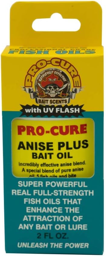 Pro-Cure Anise Plus Bait Oil - Clear, 2 Ounce