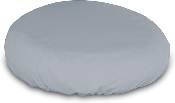 Covers & all Round Daybed Cover, Heavy Duty 18 Oz Waterproof UV & Weather Resistant, Patio Garden Lawn Outdoor Canopy Daybed Sofa Outside Furniture Cover, Elastic (90" Diameter x 35"H, Gray)