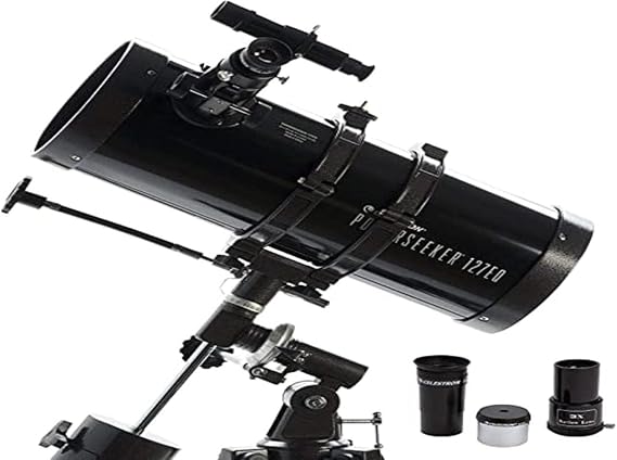 Celestron Powerseeker 127EQ MD Telescope, Black