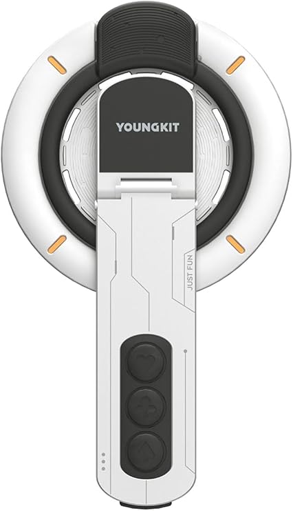 Youngkit Technology Serisi Telefon ve Tabletler için Magnetik Ring Stand Beyaz