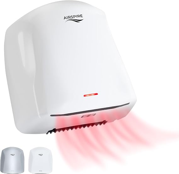 Electric Hand Dryer for Commercial Bathrooms & Home Use (110-120V)