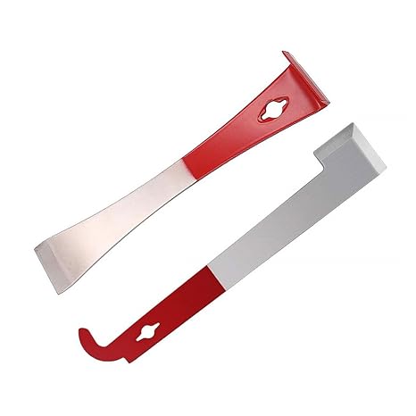 2 Pcs Stainless Steel Bee Hive Tool Set Scrapers Stainless Steel hive tool scraper Frame lifter Beekeeping Equipment for Beekeeper