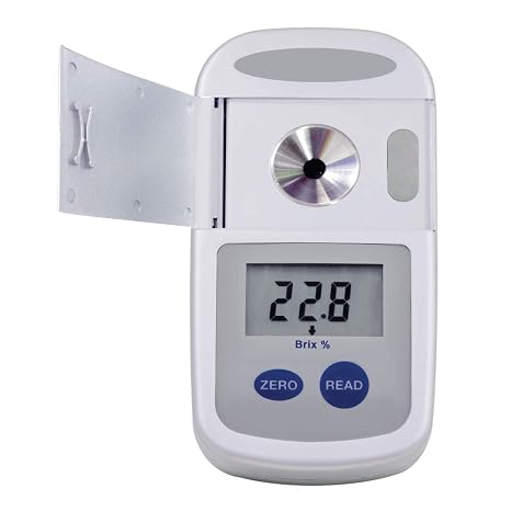 Sper Scientific 300053 Pocket Digital Refractometer - Brix: 0 to 88% - Handheld, Compact, and Accurate Sugar Measurement for Fruits, Beverages, and Oils