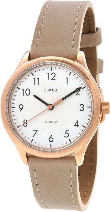 Timex Easy Reader Quartz White Dial Ladies Watch TW2T72400