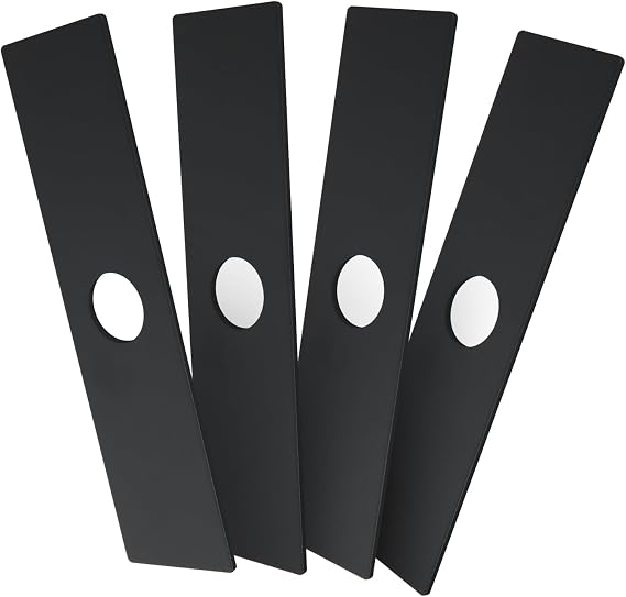 Multi-Head Edger Blade 7.8 Inch - Direct Replacement for EGO Power+ EA0800 Fits ME0801 & ME0800 Edger Models - 0.98 Inch Center Hole (4 Pack - Black)