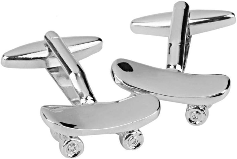 Skateboard Skateboarder Pair Cufflinks