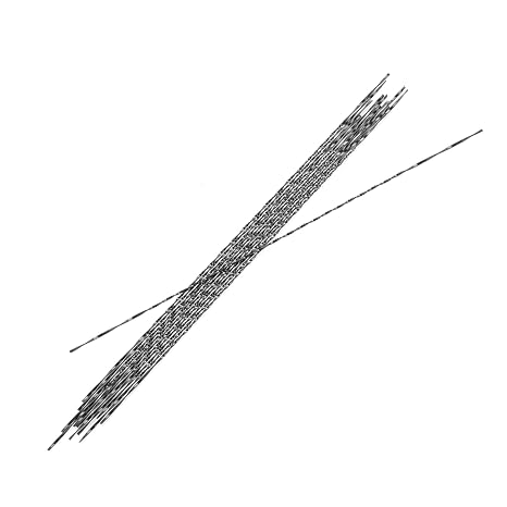12PCS Jewelers Saw Blades Jewelry Jeweler Scroll 5.12 * 0.04in