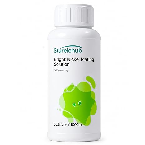Bright Nickel Plating Solution, 1000ml, Electroplating Solution, Excellent Corrosion Resistance, High Hardness, Excellent Electrical Conductivity