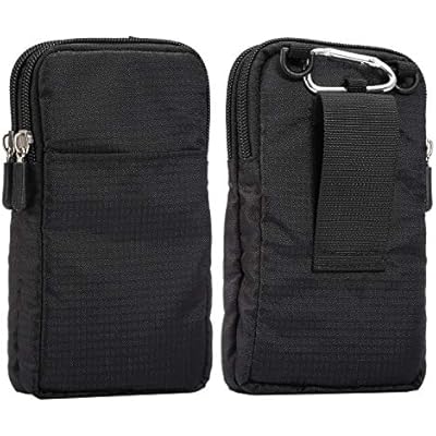 Crossbody Cell Phone Purse, Small Vertical Cell Phone Holster, Outdoor Travel Waist Pouch Cellphone Shoulder Messenger Bag Zipper Wallet Phone Holder with Belt Loop