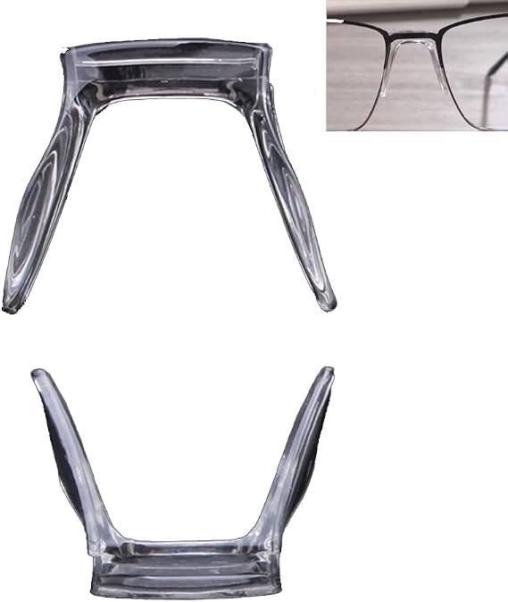 Plate Glasses Frame Eyeglass Saddle Bridge Nose Pads TR Embedded Bracket