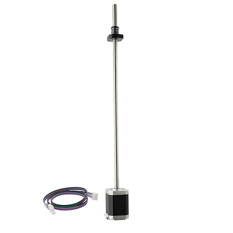 NEMA 17 Stepper Motor 42x60mm with Integrated 417mm Tr10x2 Lead Screw