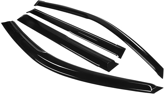 Visors Rain Guard 4PCS Side Window Deflectors For Toyota For Landcruiser For Prado 120 Series 2003 2004 2005 2006 2007 2008 2009 Window Visor Rain Sun Guards Rain Deflectors