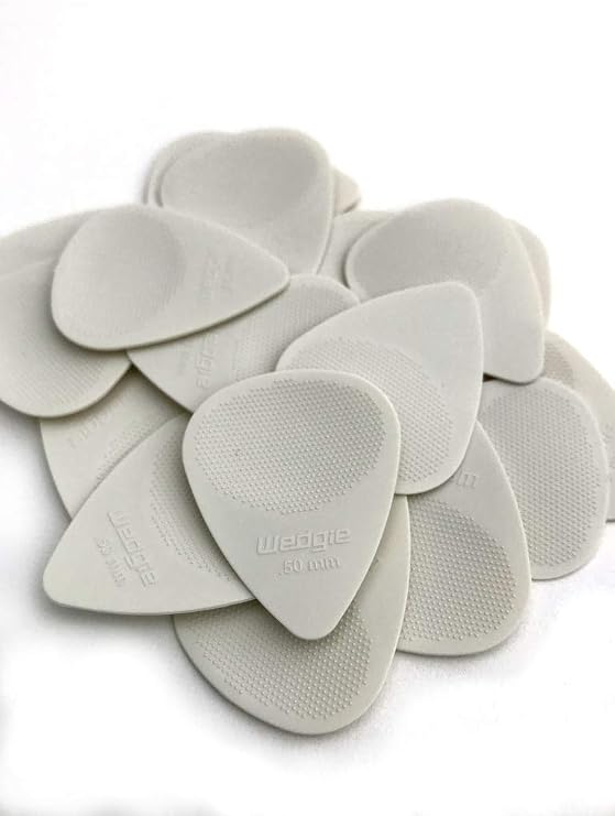 Wedgie WNPR50 0.50mm Wedgie Nylon Pick Refill, 36 Pieces, Cream