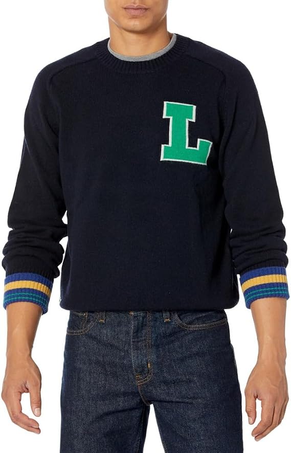 Lacoste Men's Jacquard Intarsia Wool Sweater