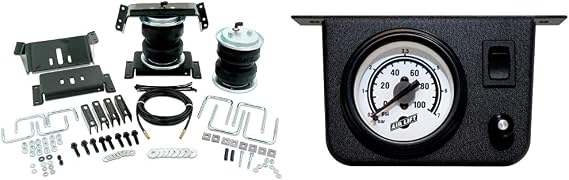 Air Lift 57399 LoadLifter 5000 Air Suspension Kit and AIR LIFT 25592 Load Controller II On Board Air Compressor System