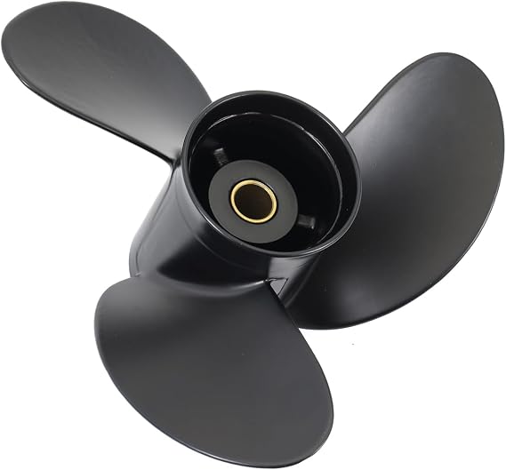Boat Engine Propellers for HANGKAI 2 Stroke 12 HP Outboard Motor, 8.5" Diameter x 9" Pitch 3 Blade 12 Spline Tooth