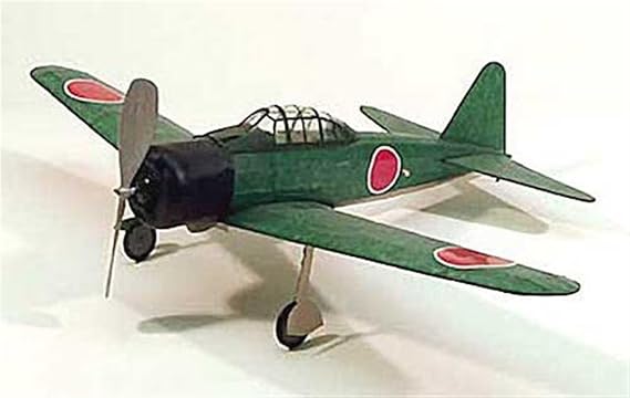 Dumas A6M-3 Zero Rubber Powered Model Airplane
