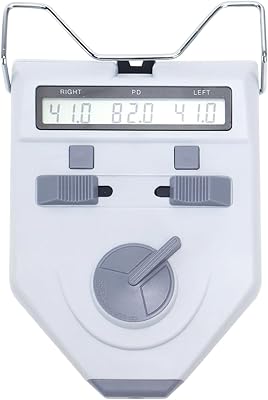 Optical Digital Pupillary Distance Meter Led Pd Meter PD Meter Pupilometer Interpupillary Distance Measuring Tool Ophthalmic Equipment with LCD Display Battery Not Included
