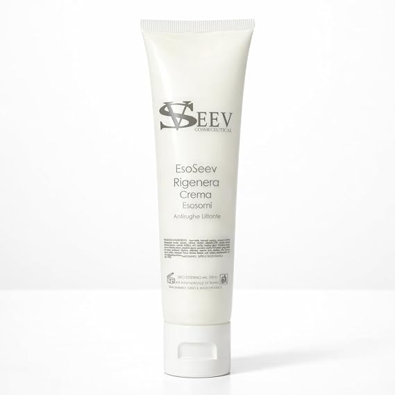 Seev Cosmeceutical Esoseev Regenerate Face Cream with Exosomes, Anti-Aging Moisturizer, Reduces Wrinkles, Improves Elasticity & Hydration, 100ml