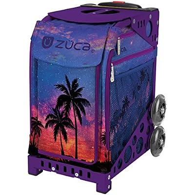 ZUCA Sport Island Life Rolling Bag with Purple Frame