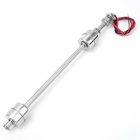 Jeanoko Stainless Steel Water Level Controller 100mm / 150mm 200mm / 250mm Float Switch for Tank Pool(Floating Body 250mm)