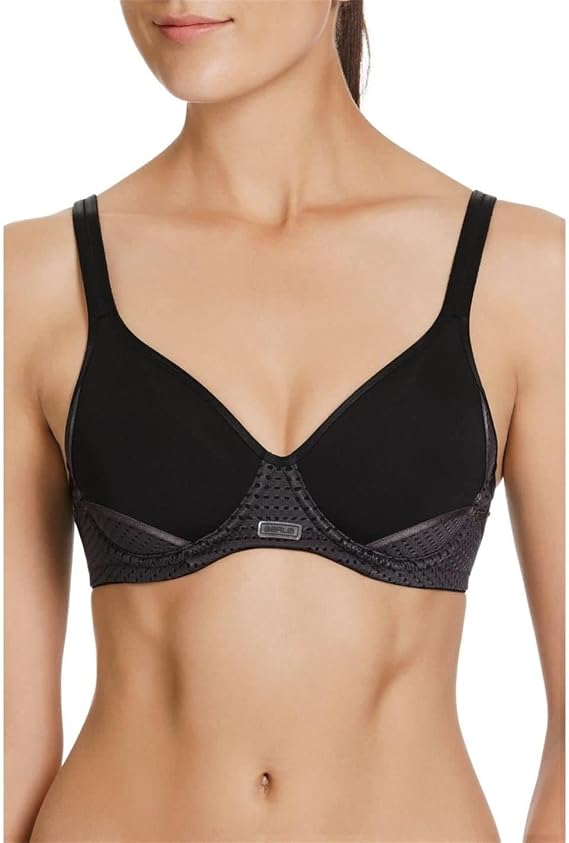 Berlei Women's Sf2 Medium Impact Contour, Black, 32C