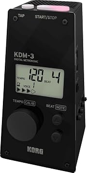 Korg KDM-3 Digital Metronome w/ Memory Backup and Auto Power-Off Function - Black