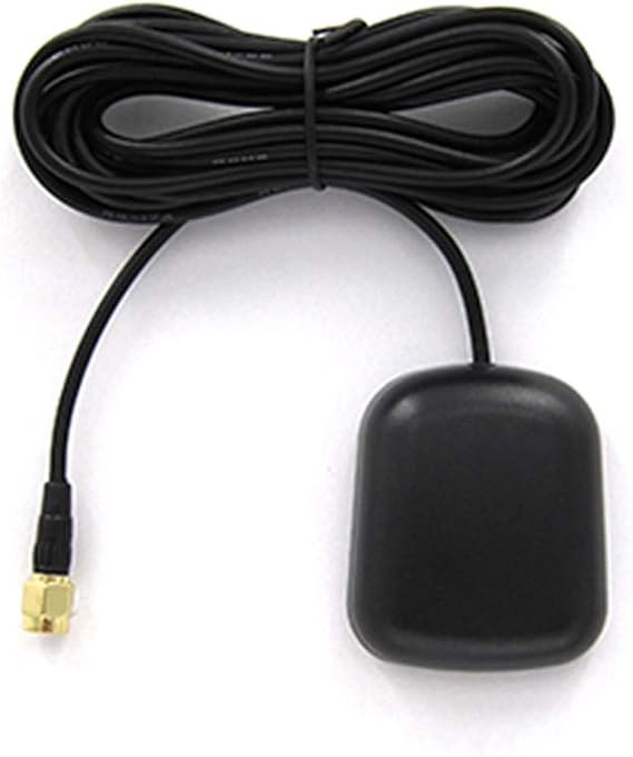 Taidacent 3m SMA External Antenna Internal Design Secondary Amplifi Antenna High Gain GPS + Beidou Active Straight antenna GB-33Z
