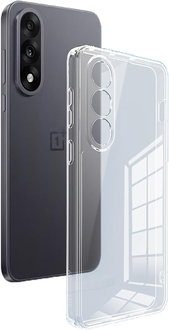 for OnePlus Nord CE5 Case Crystal Clear Soft Non-Yellowing Anti-Drop Slim Fit Transparent TPU Back Cover (Clear, Oneplus Nord CE5)
