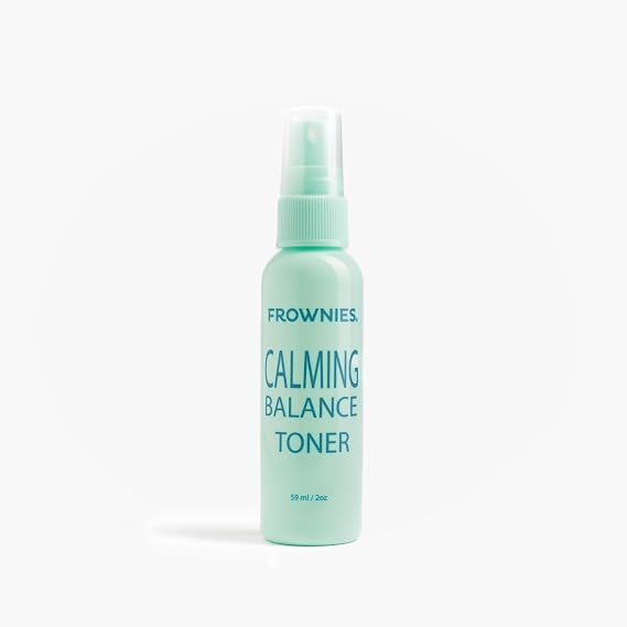 Frownies Calming Toner Spray | Hydrating Face Mist, Makeup Setting Spray & Patch Activator