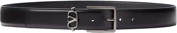 Valentino MINI VLOGO SIGNATURE CALFSKIN Men's BELT
