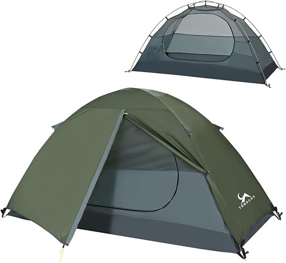 MC TOMOUNT Backpacking Tent 1-2 Person Waterproof Lightweight Camping Tent