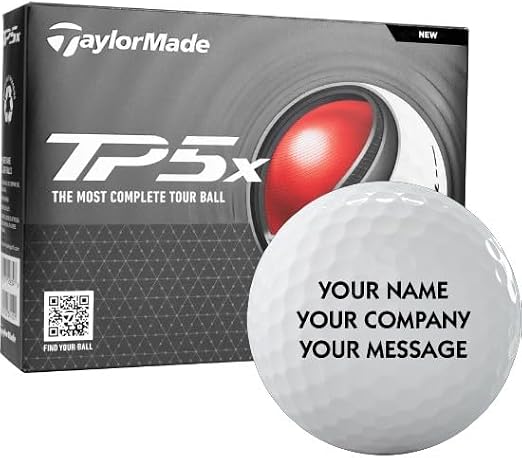2024 Taylormade TP5x Personalized Golf Balls