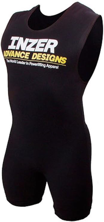 Inzer Power Compression Singlet - Powerlifting Weightlifting Performance Black, X-Small