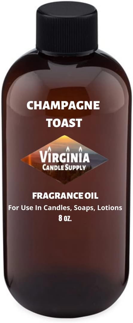 Champagne Toast Fragrance Oil (Our Version of The Brand Name) (8 oz Bottle) for Candle Making, Soap Making, Tart Making, Room Sprays, Lotions, Car Fresheners, Slime, Bath Bombs, Warmers......