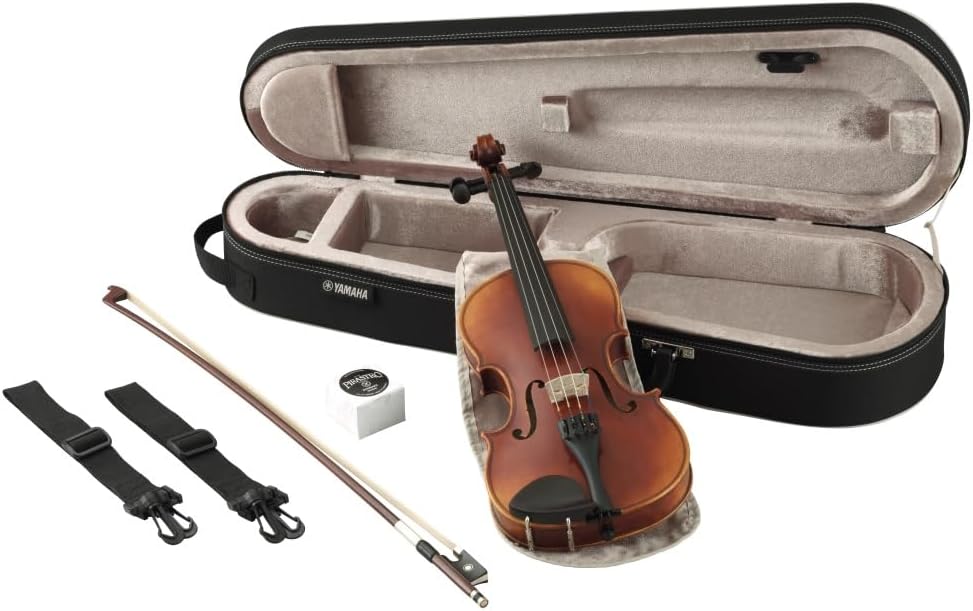 Yamaha Braviol Violin Set V7SG 34 Size Height 130-145cm9-11 Years Estimated Handicraft Product, Lightweight CaseBowPine