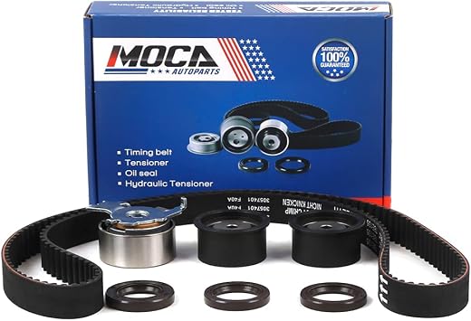 MOCA TCK309 Timing Belt Kit with Tensioner Fit 2004-2010 for Chevrolet Optra & 04-08 for Suzuki Forenza & for Reno 2.0L