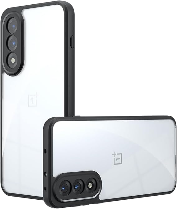 For OnePlus Nord CE5 Case Lens Protection Translucent Matte Shockproof Lightweight Soft Frame Hard Back Cover Clear, OnePlus Nord CE5