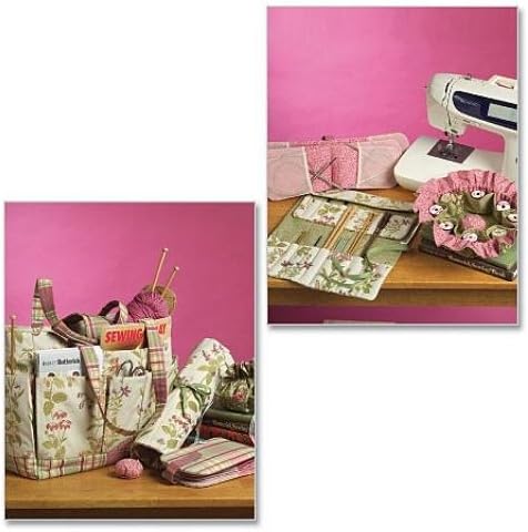 BUTTERICK PATTERNS B5006 Sewing and Knitting Tote and Accessories, One Size Only