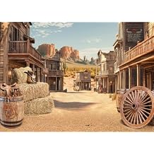 7x5ft Western Backdrops for Photoshoot Rodeo Backdrop Country Themed Party Decorations F281