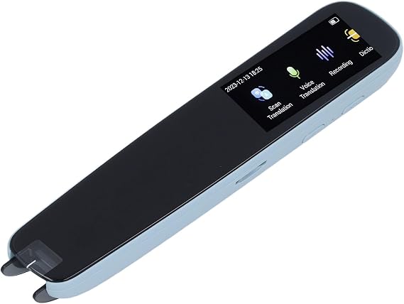 Translation Scanning Pen, Translator with Record Function, Digital Scanning Translation Pen, Portable Translation Pen Scanner, Languages Translator, Document