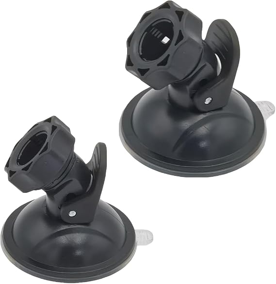 2 Pack Dash Cam Suction Mount Holder Without 16mm 5/8 inch Ball Head Joint Adapter Stand for Oldshark Amuoc Jeemak Chortau REXING Z-Edge YI KDLINKS Falcon Zero Transcend Crosstour Dash Camera