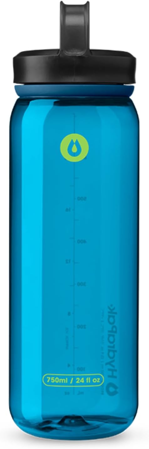 HydraPak Recon Clip & Carry Wide Mouth Water Bottle (24oz, Bay Blue)