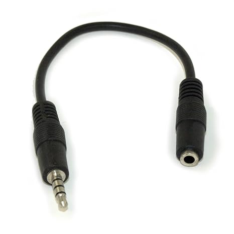6 Inch 3.5mm 4 Conductor TRRS OMTP Male to CTIA Female Adapter