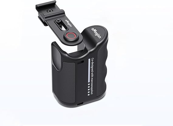 Street Photography Handle for Insta360 Ace Pro 2 & DJI Action, and Hero Series Action Cameras - Ergonomic Hand Grip, Adjustable Shutter, Quick Release & Cold Shoe Compatibility